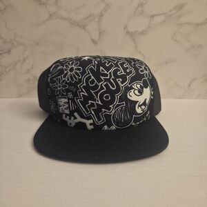 Neff Disney Mickey Mouse Print Snapback Hat